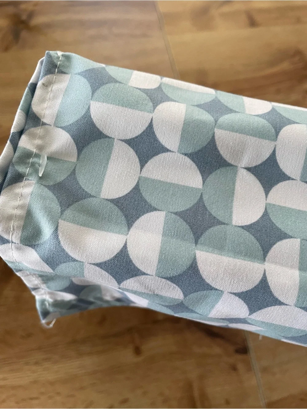 South Point Full Sheet Set in Seafoam Geo Print NEW Without Tag